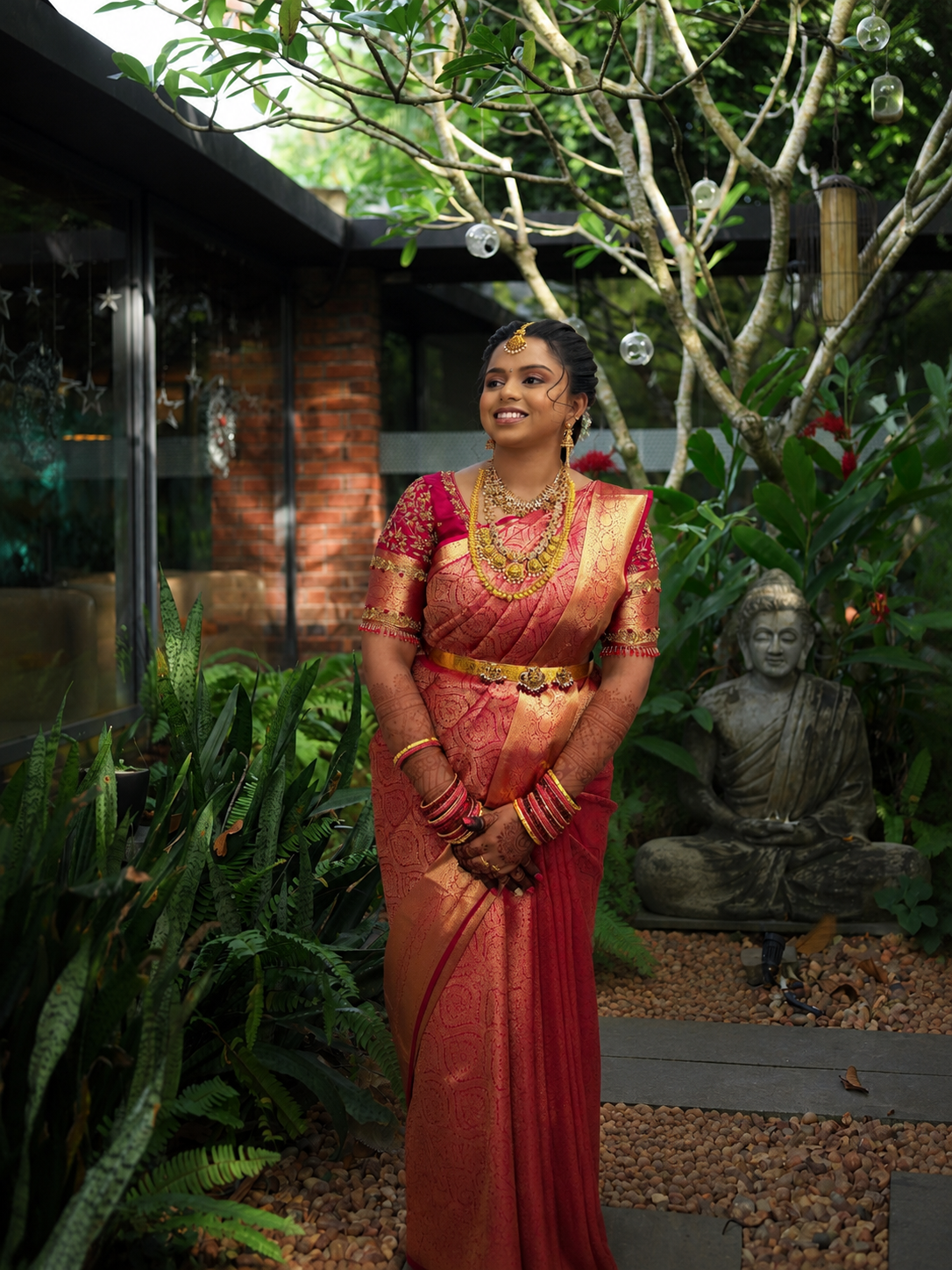 Sujess real bride look 6 — bridal makeup in Mettupalayam