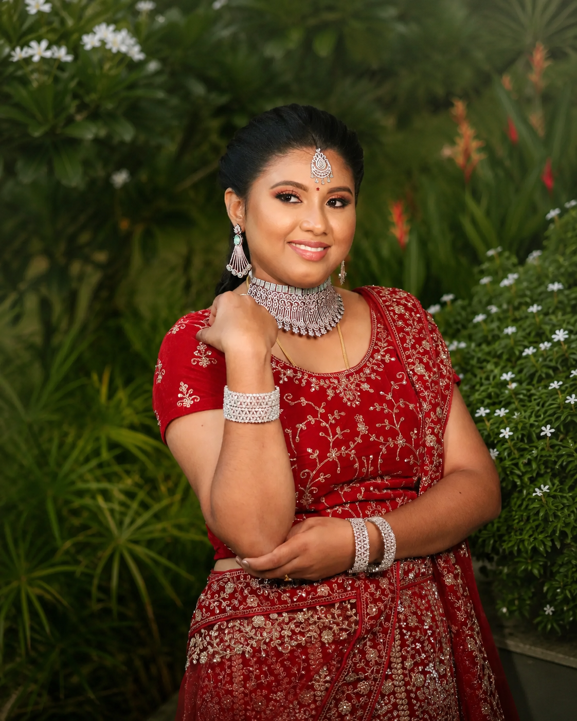 Sujess real bride look 7 — bridal makeup in Mettupalayam