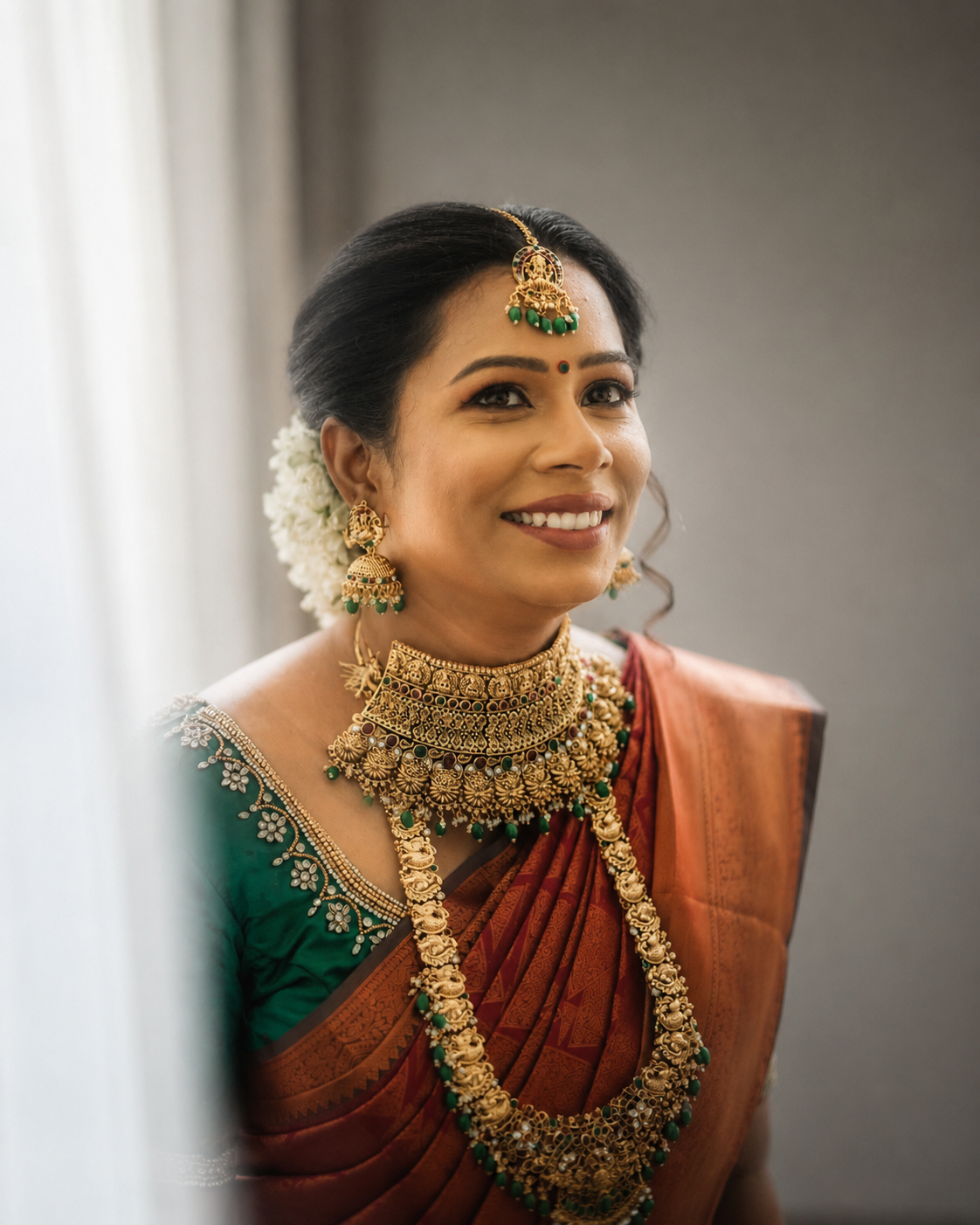 Sujess real bride look 8 — bridal makeup in Mettupalayam