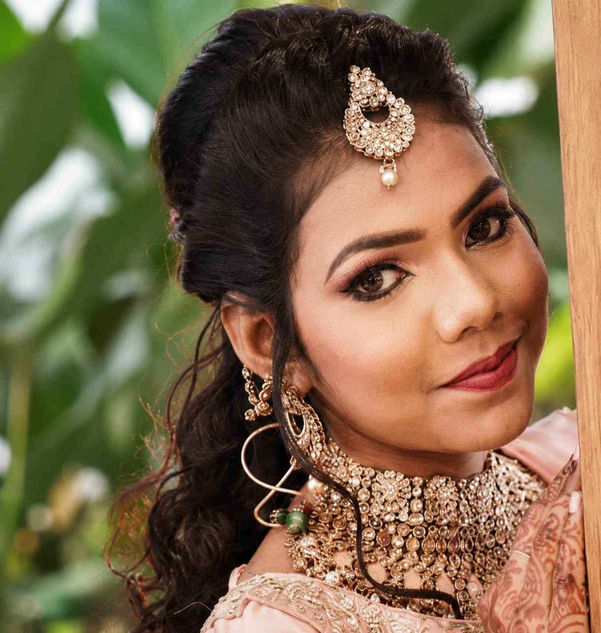 Sujess real bride look 3 — bridal makeup in Mettupalayam