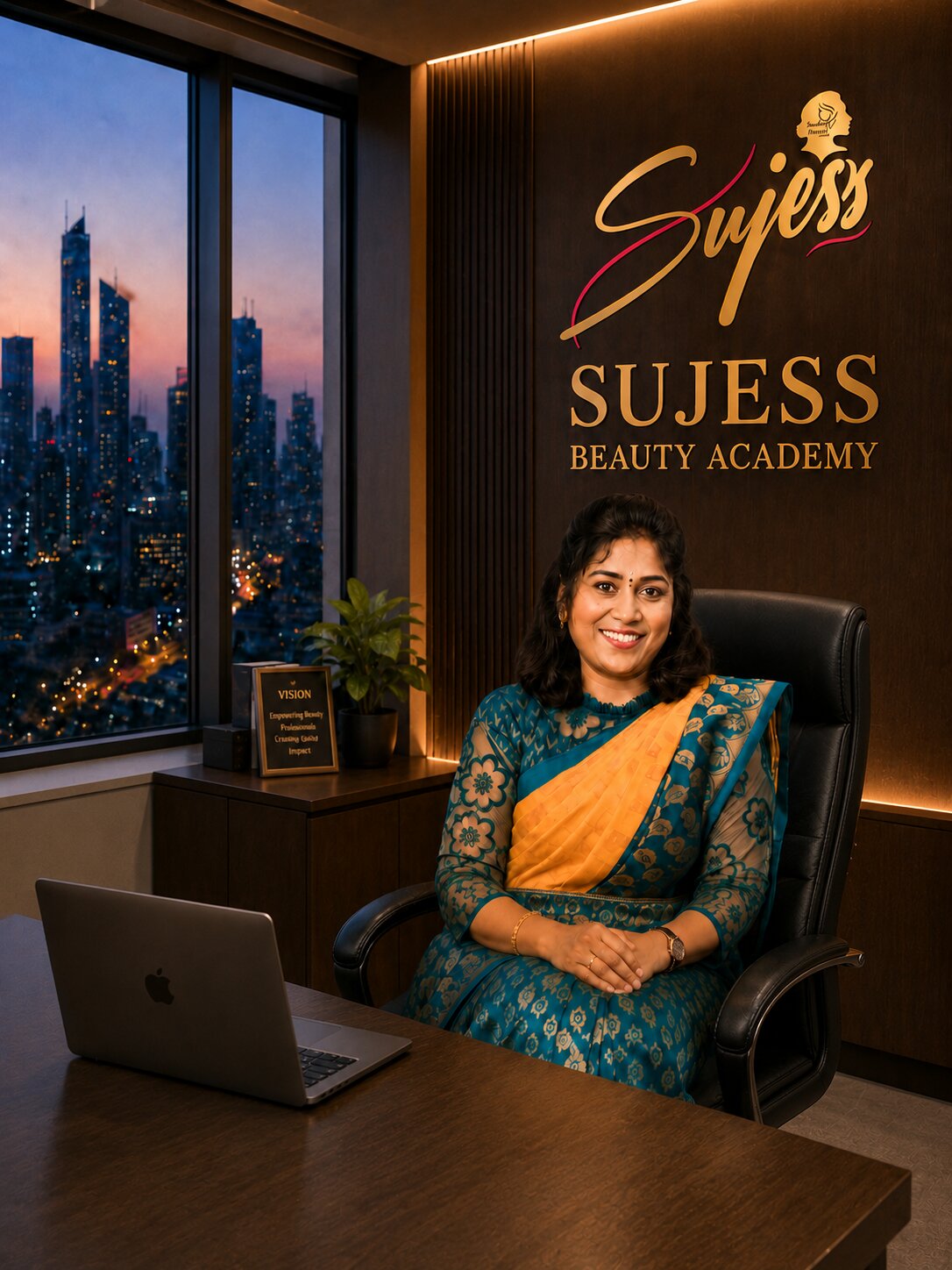 Sujatha Krishnan — Certified International Makeup Artist & Trainer, founder of Sujess Beauty Academy